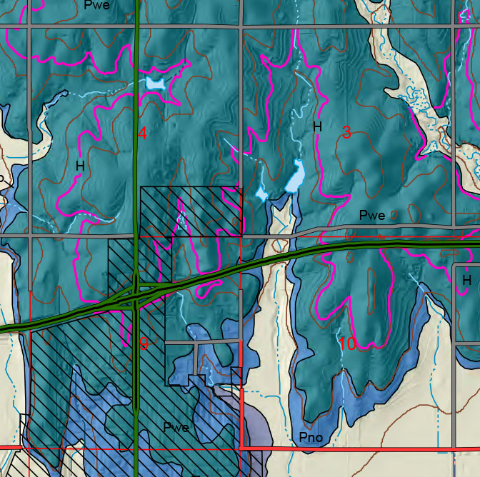 small geologic map