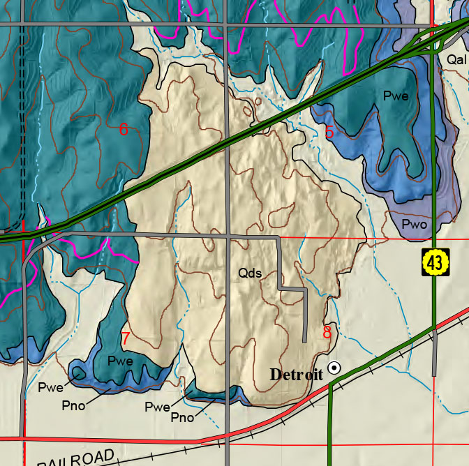small geologic map