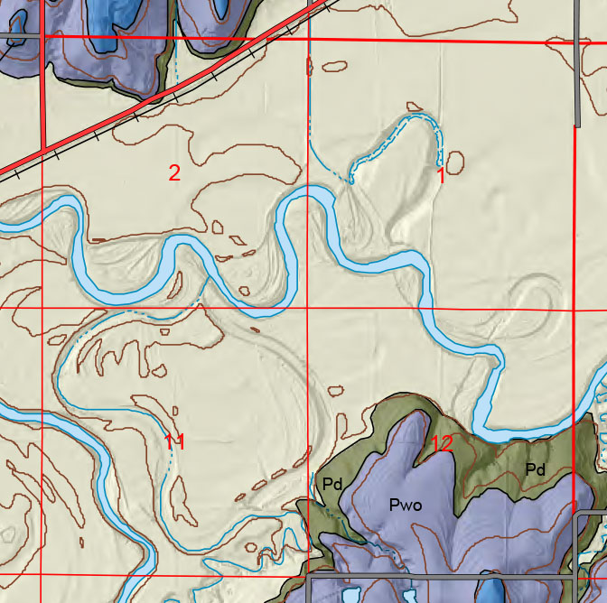 small geologic map