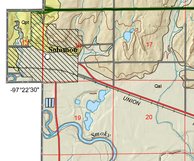 small geologic map