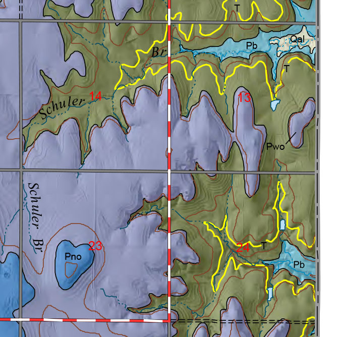 small geologic map