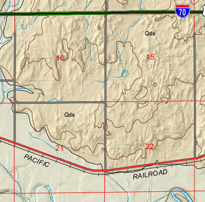 small geologic map