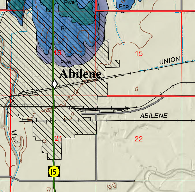 small geologic map