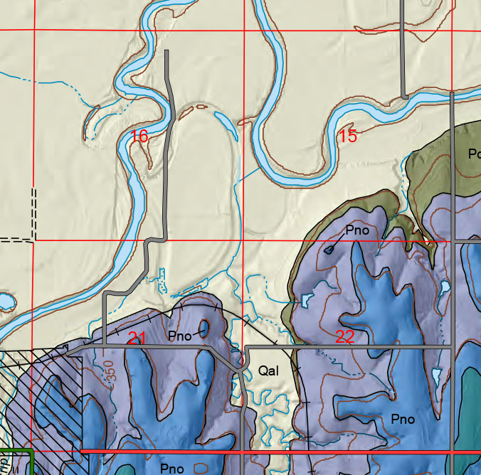 small geologic map