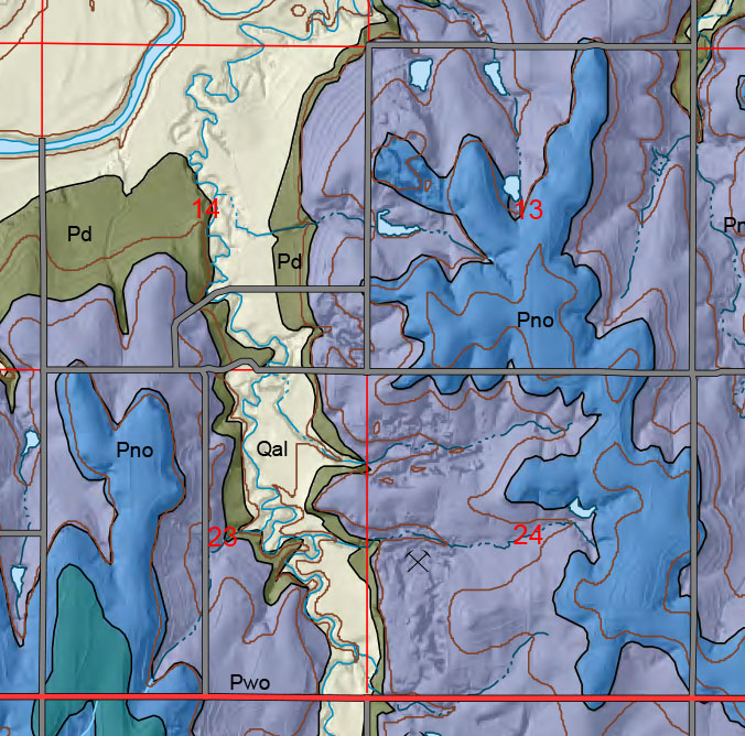 small geologic map
