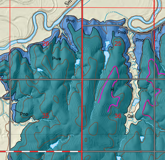 small geologic map