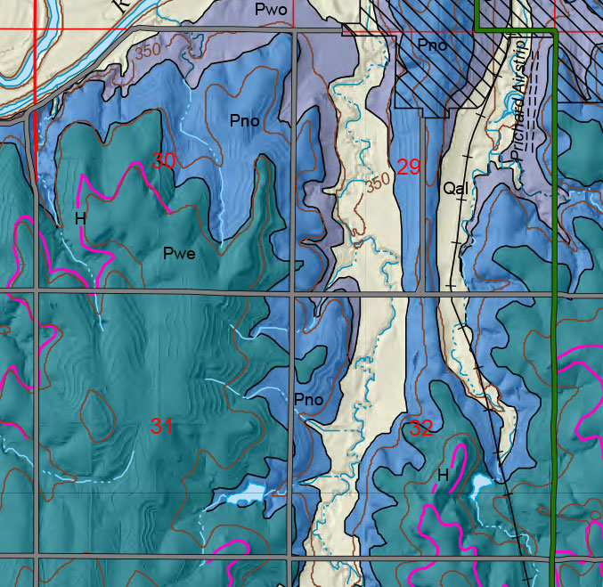 small geologic map