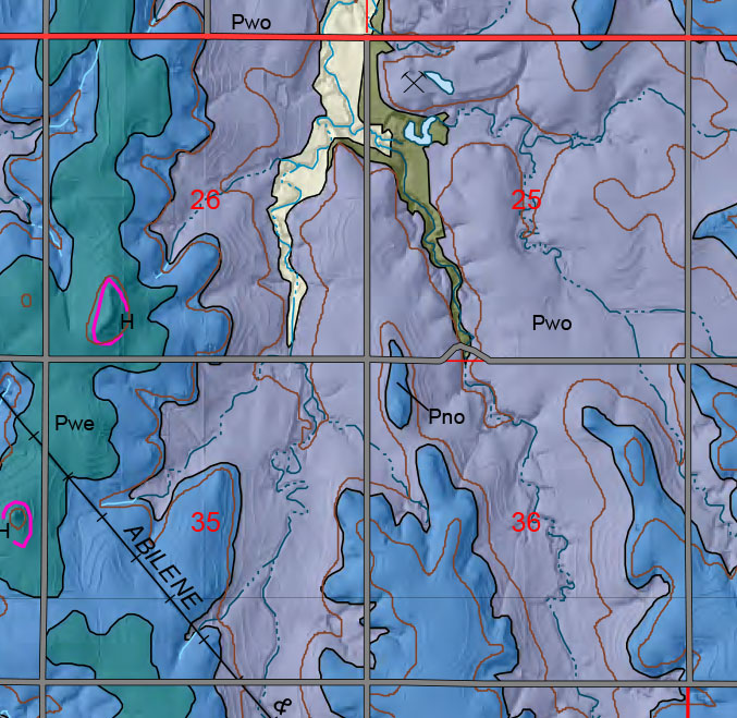 small geologic map