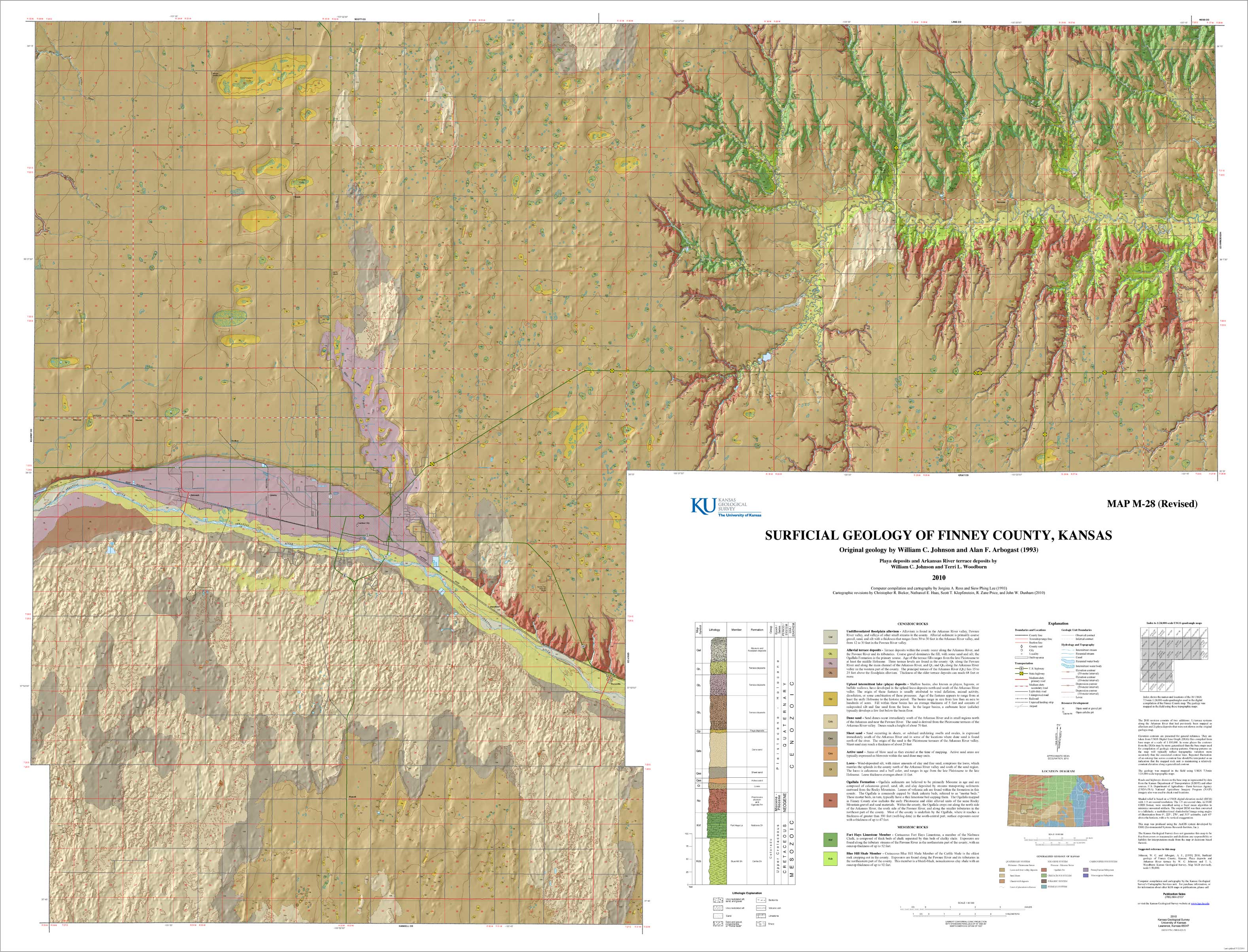 large map of Finney County