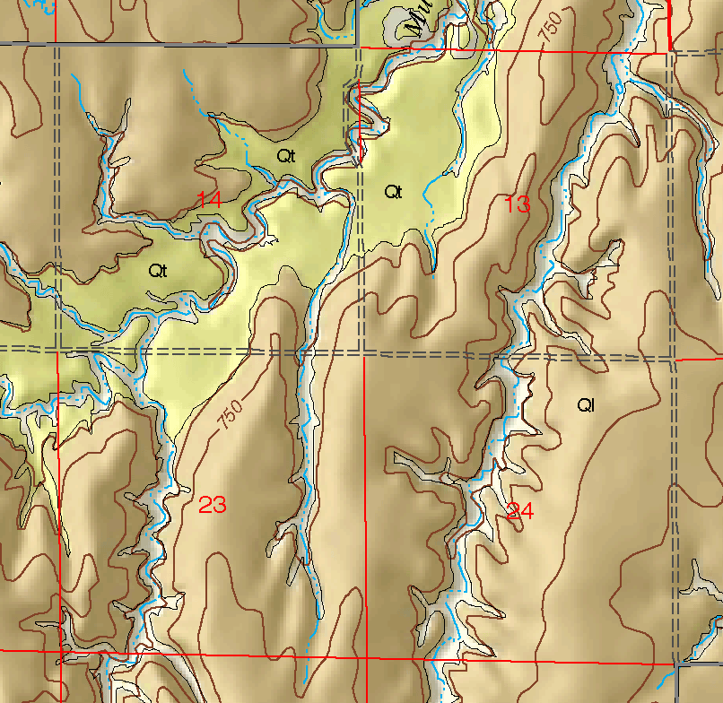 small geologic map