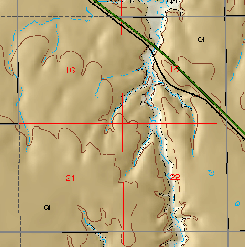 small geologic map