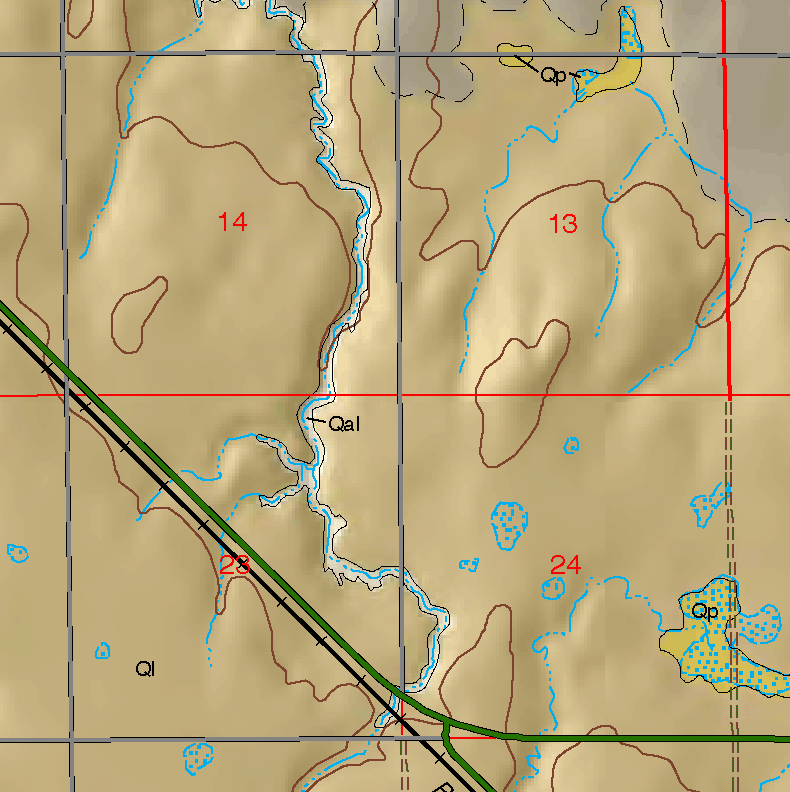 small geologic map