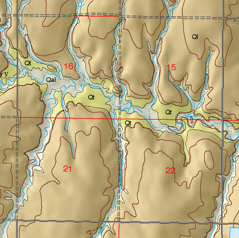 small geologic map
