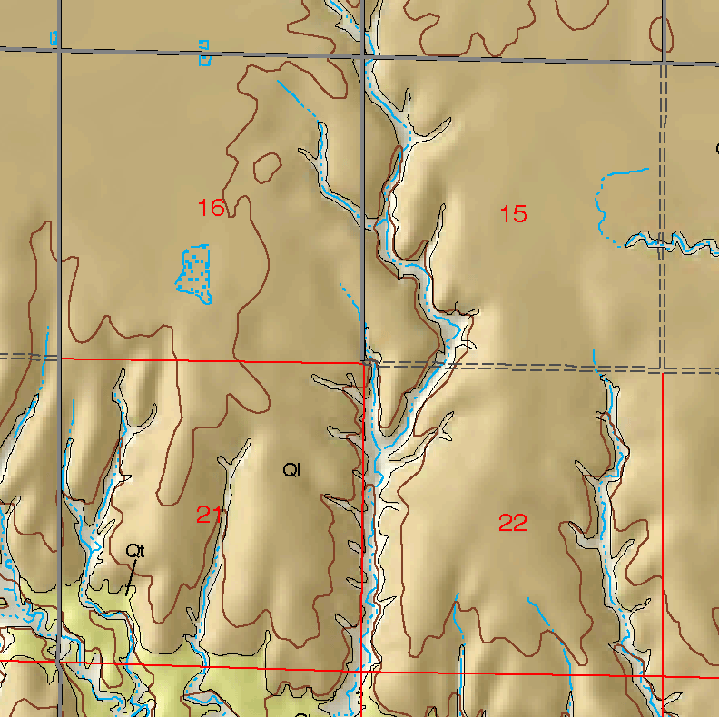 small geologic map