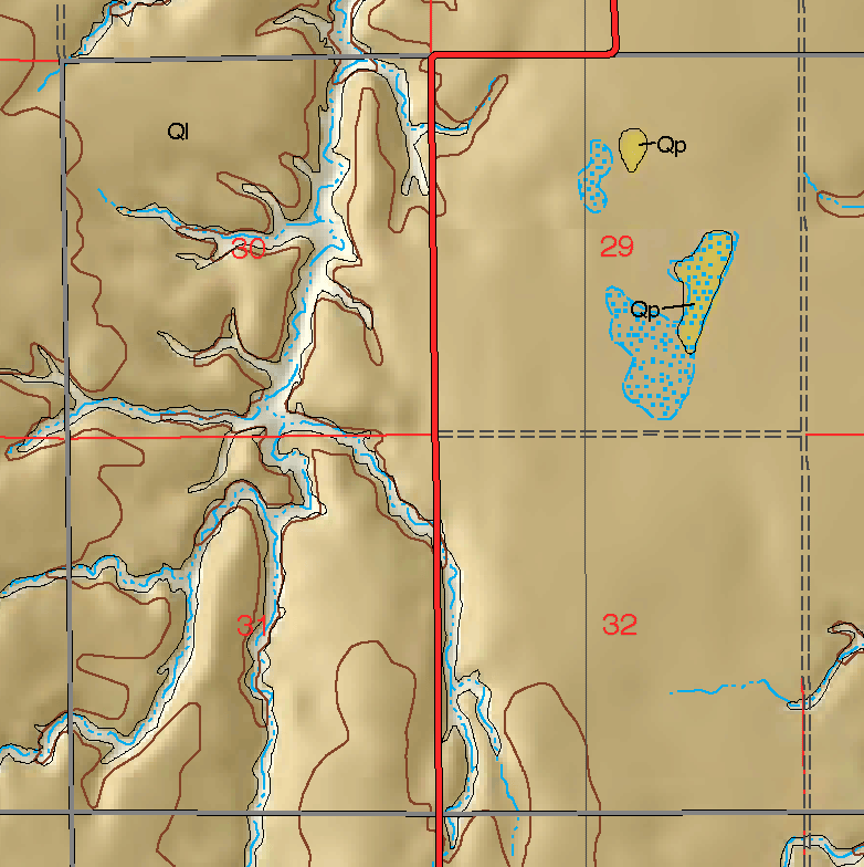 small geologic map