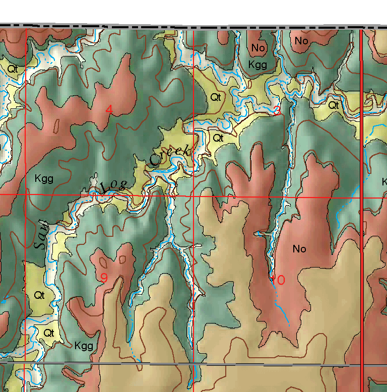 small geologic map