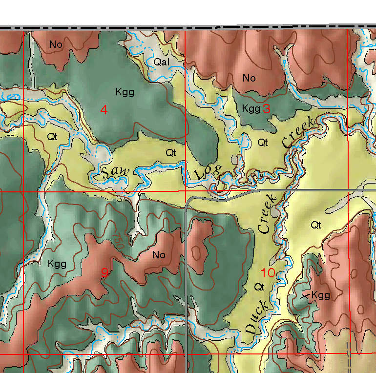 small geologic map