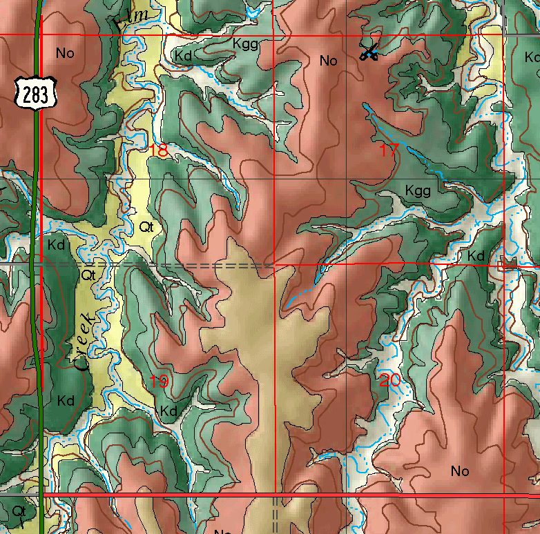 small geologic map