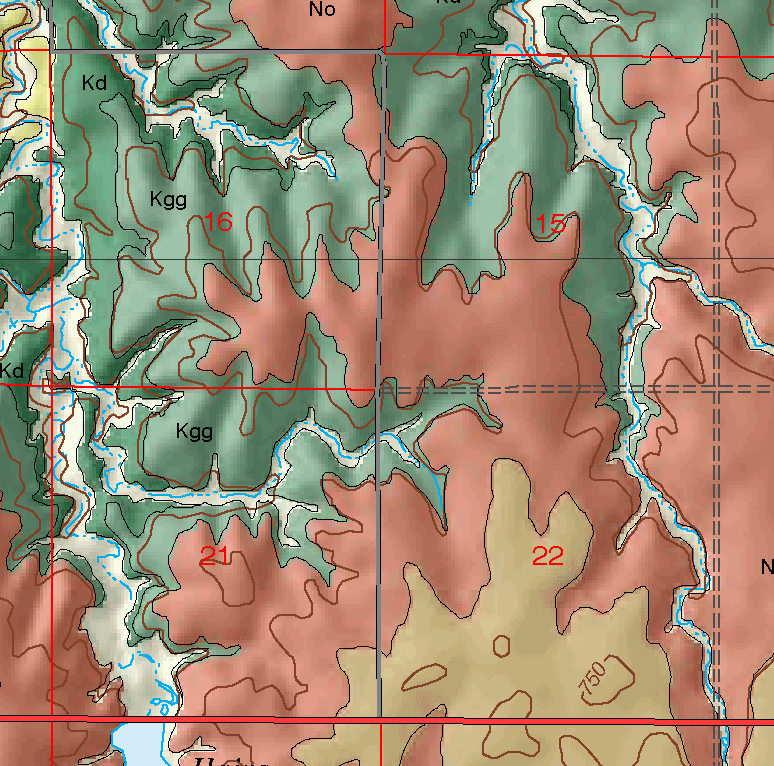 small geologic map