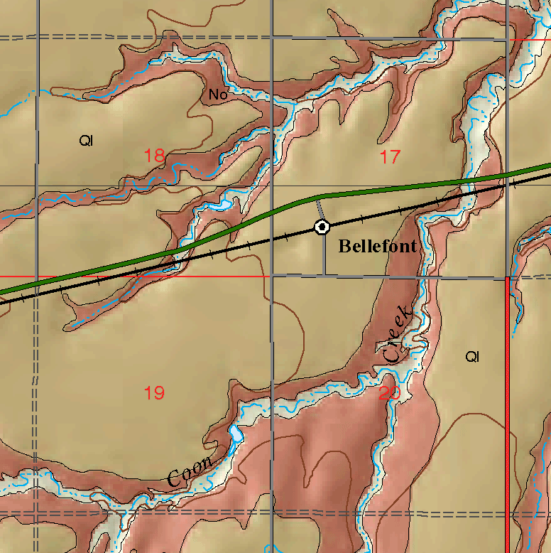 small geologic map