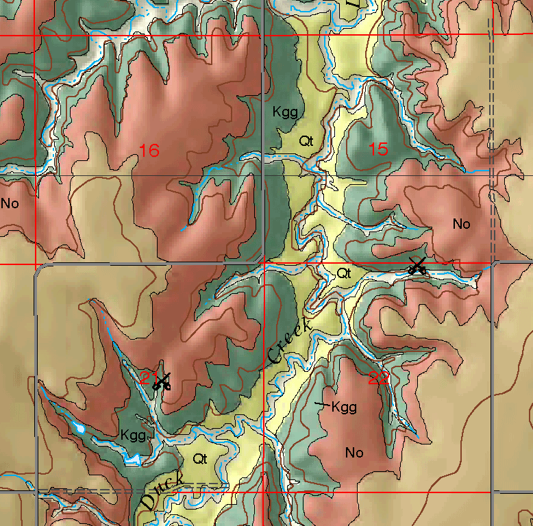 small geologic map