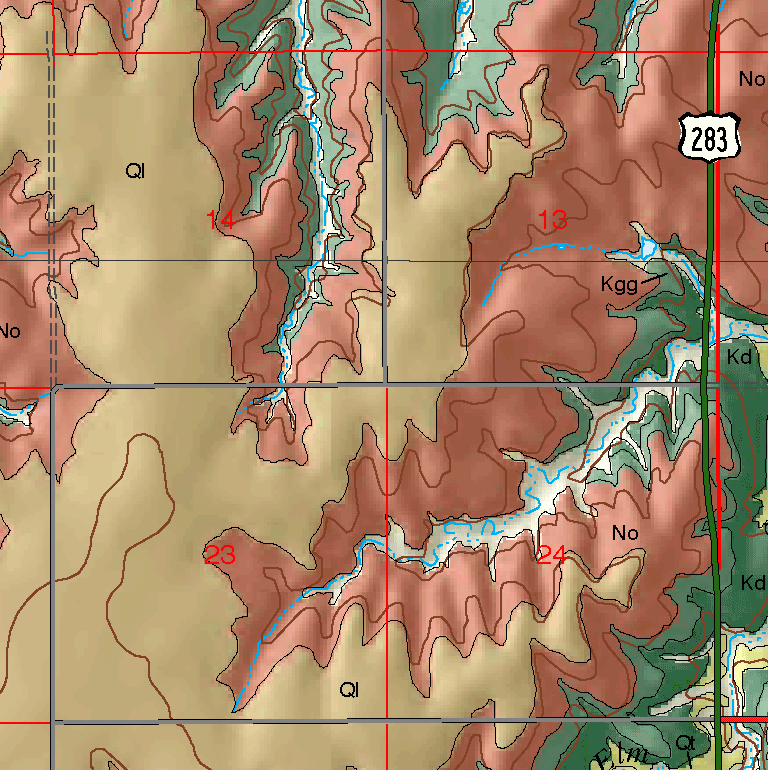 small geologic map