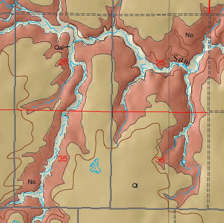 small geologic map