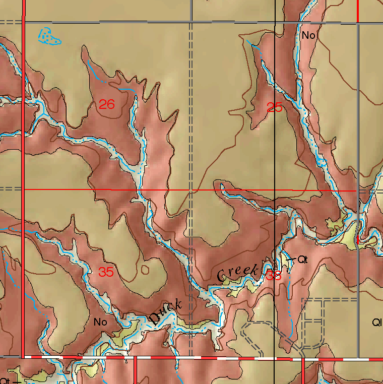 small geologic map