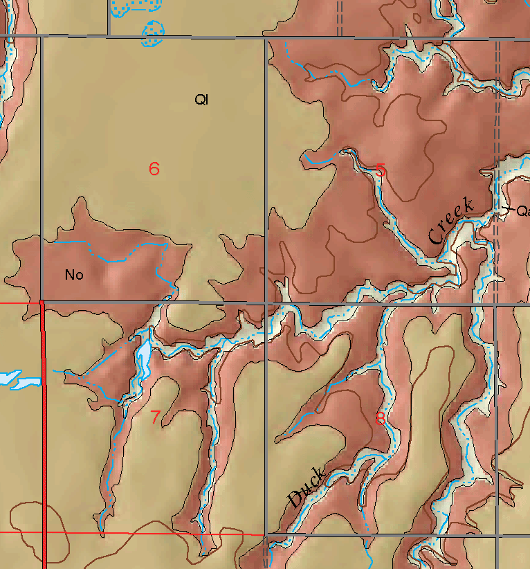 small geologic map