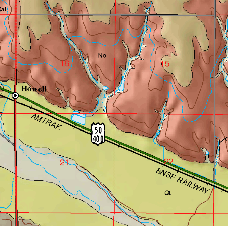 small geologic map