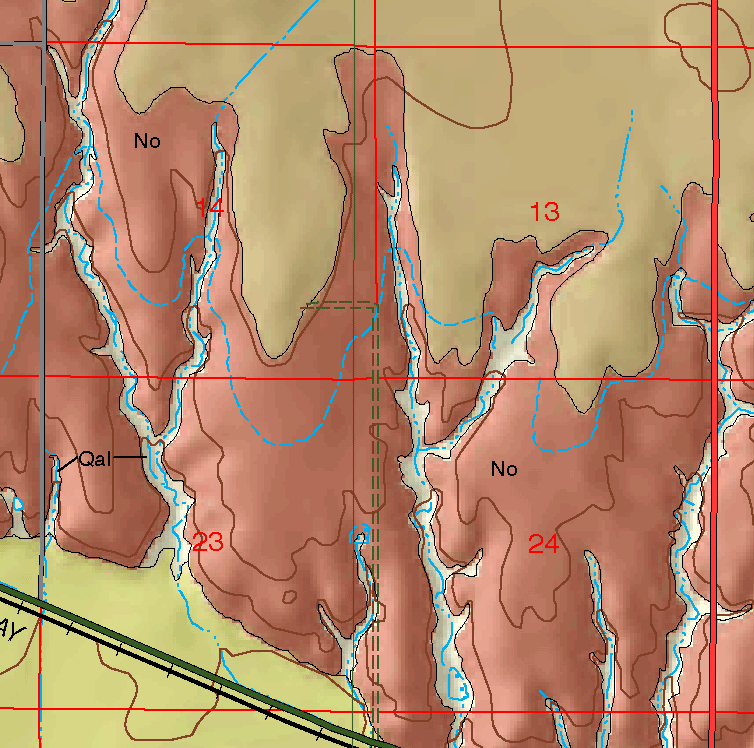 small geologic map
