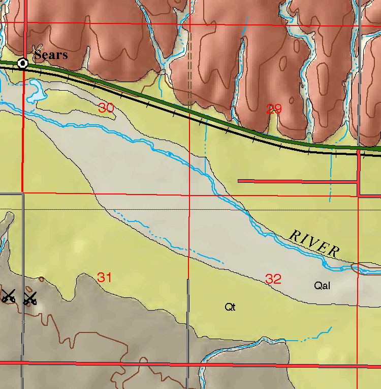 small geologic map