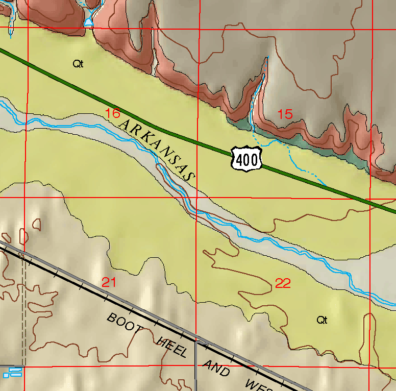 small geologic map