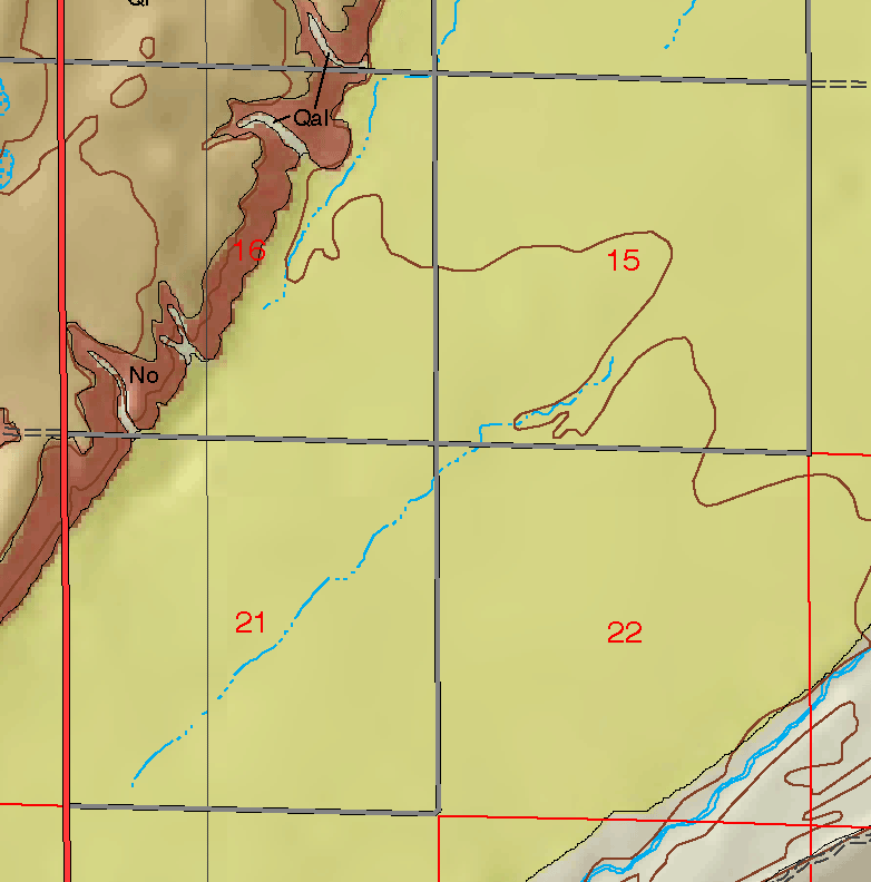 small geologic map