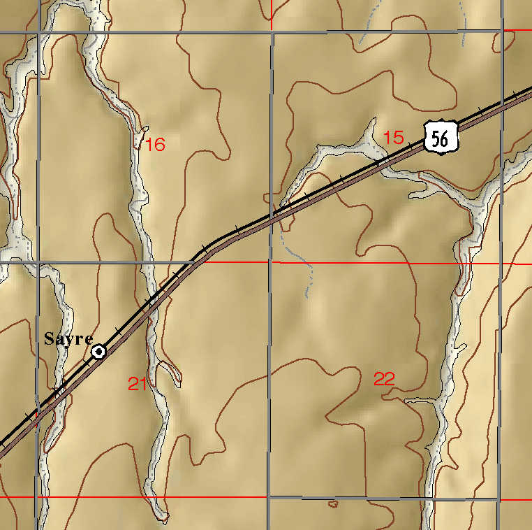 small geologic map