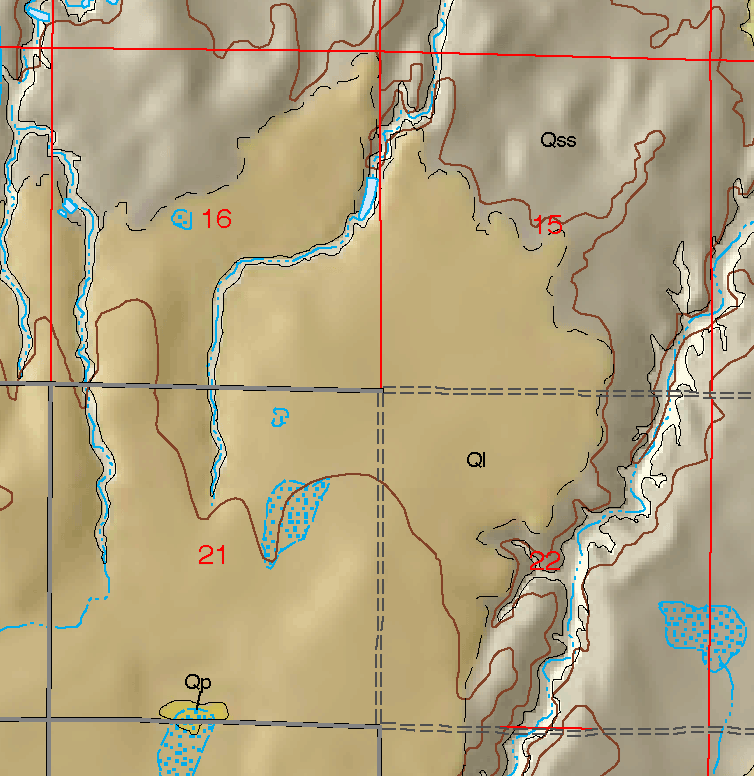 small geologic map