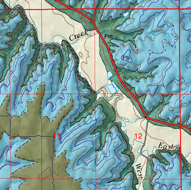 small geologic map