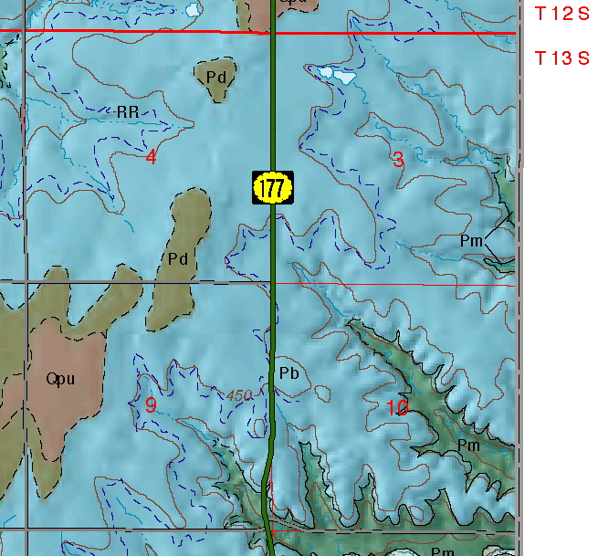 small geologic map