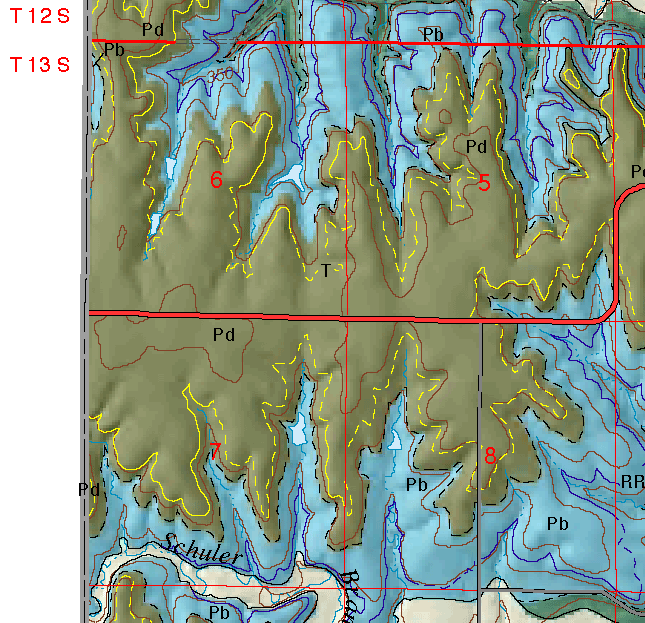 small geologic map