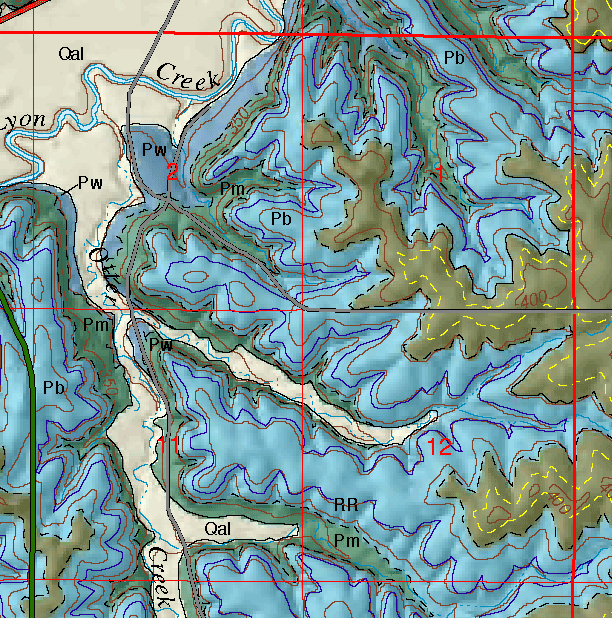 small geologic map