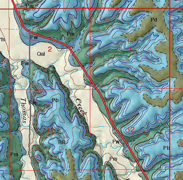 small geologic map