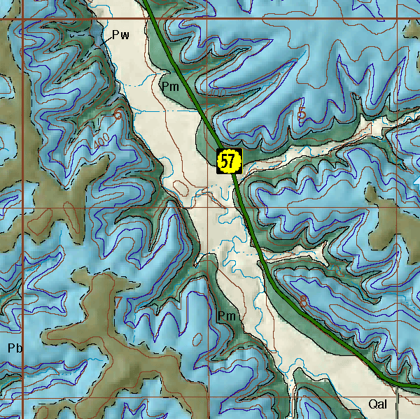 small geologic map