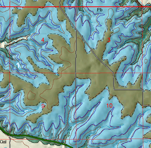 small geologic map