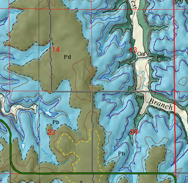 small geologic map