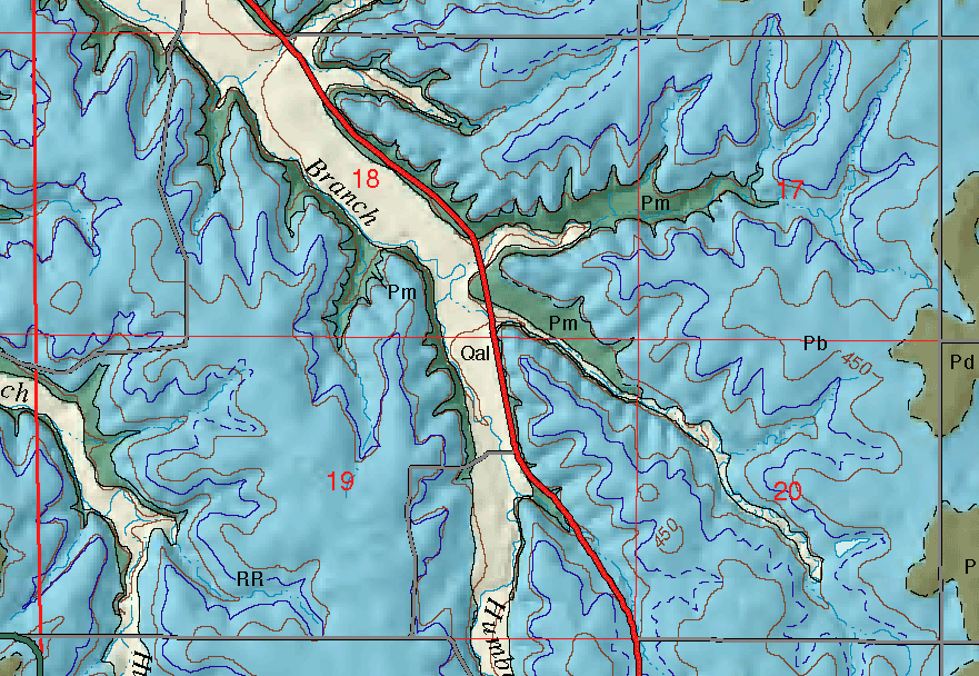 small geologic map