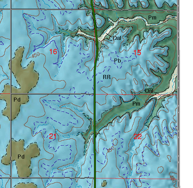 small geologic map