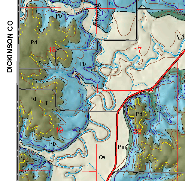 small geologic map