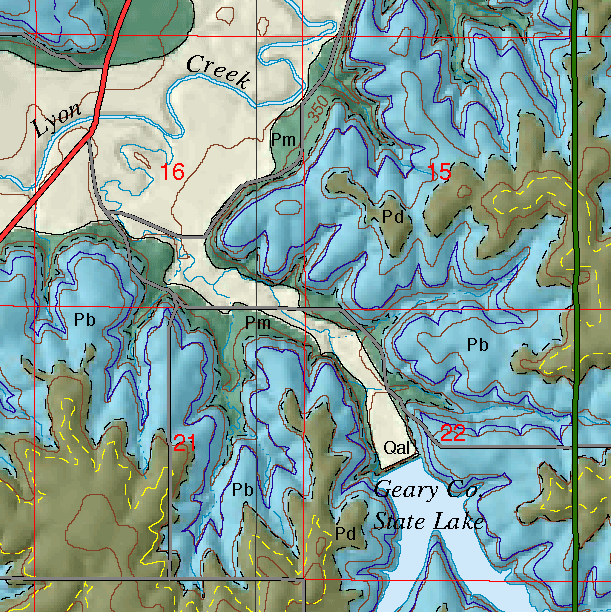 small geologic map