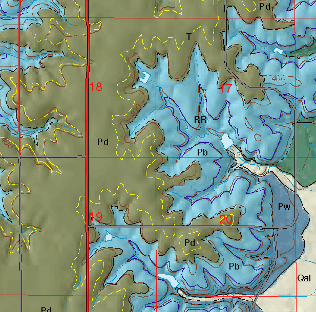 small geologic map