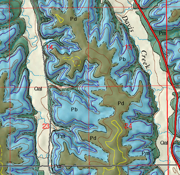 small geologic map